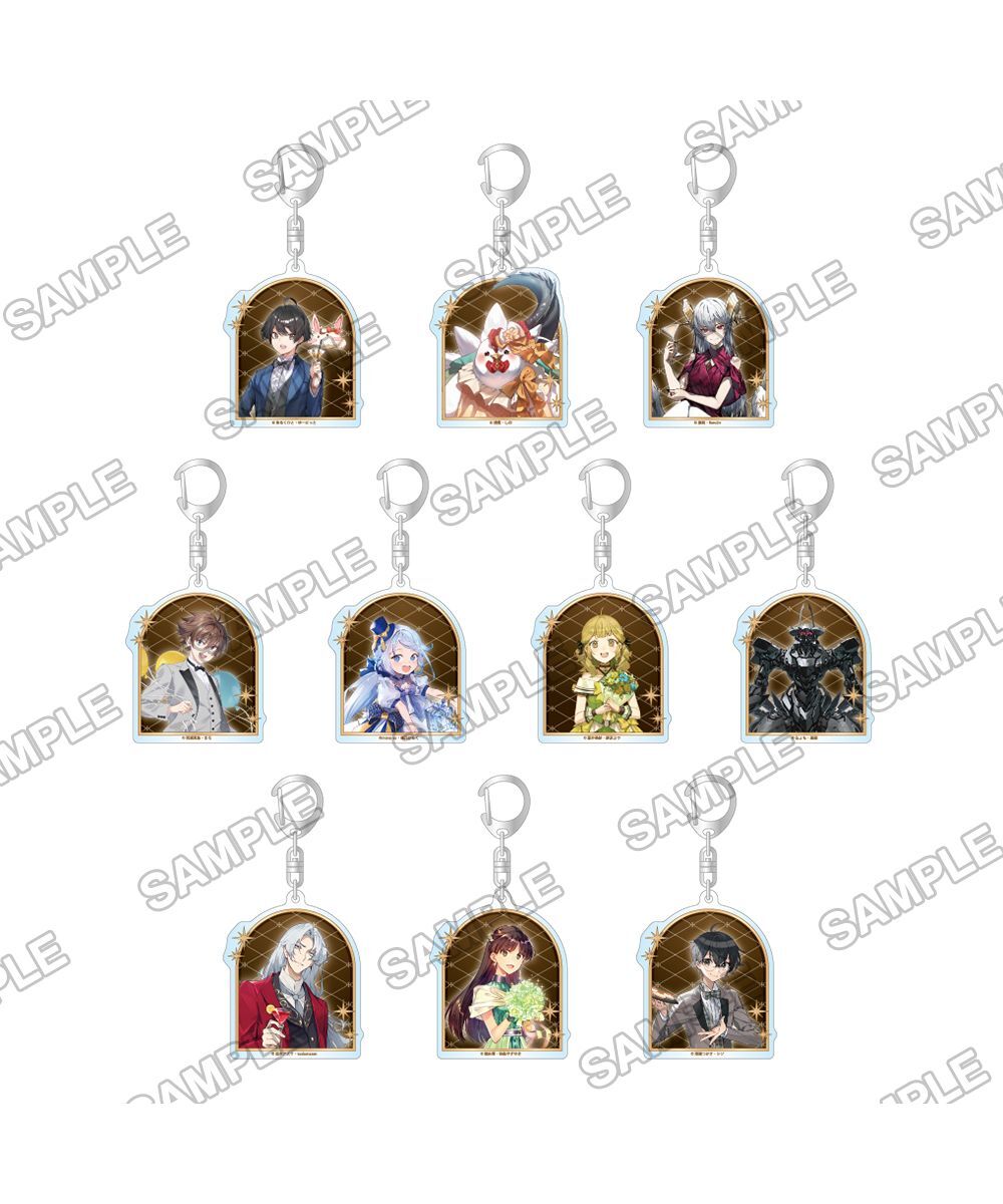 預購-KADOKAWA BOOKS10周年紀念 集換式壓克力鑰匙圈Vol.2 PACK盲盒販售 隨機出貨【日本進口精品】