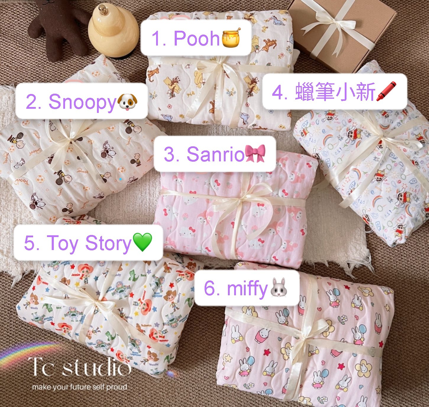 廠單 卡通冬日夾棉暖暖棉系列