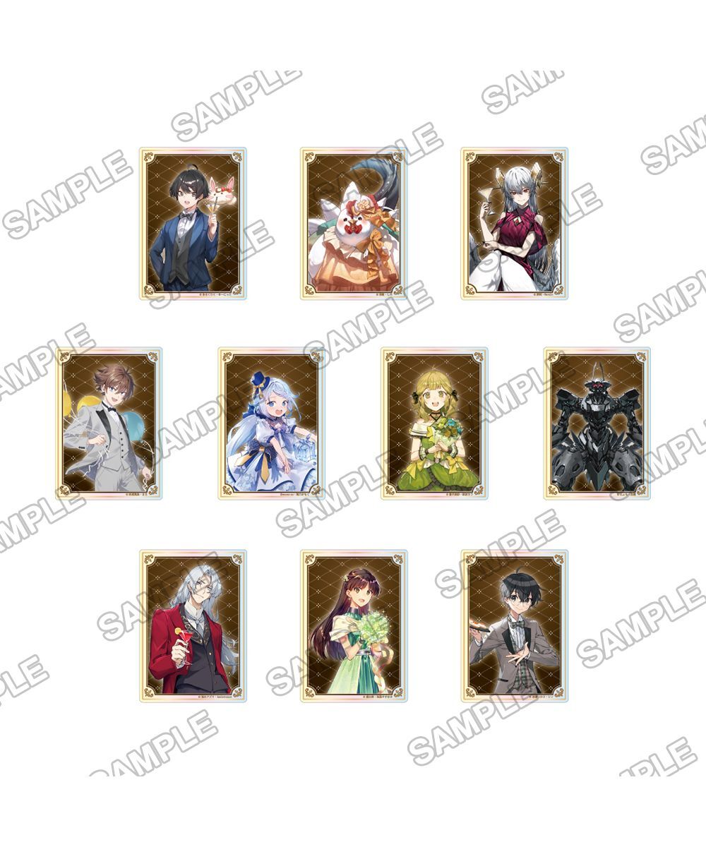 預購-KADOKAWA BOOKS10周年紀念 集換式極光壓克力小卡Vol.2 PACK盲盒販售 隨機出貨【日本進口精品】
