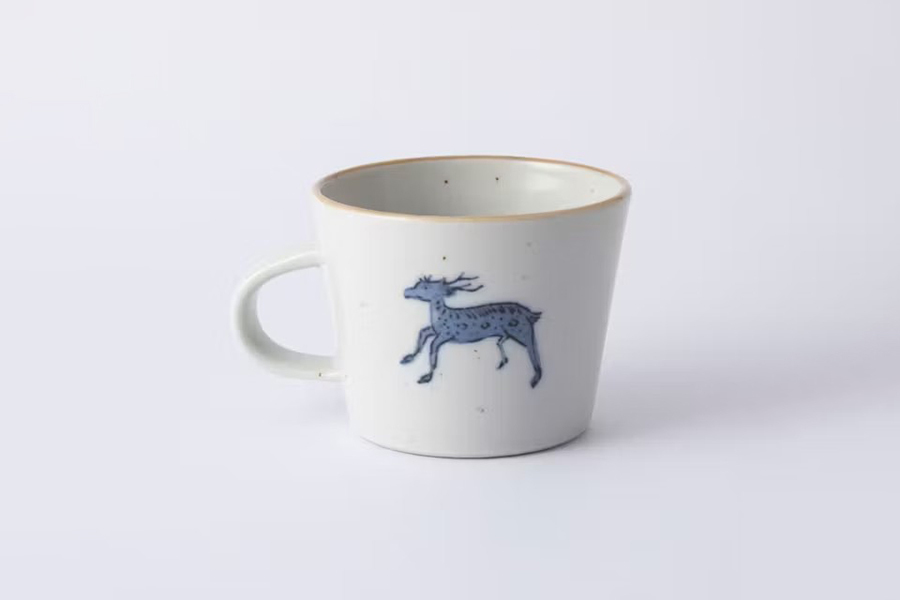 中川政七商店 - 瀨戶燒豬口馬克杯 / 鹿