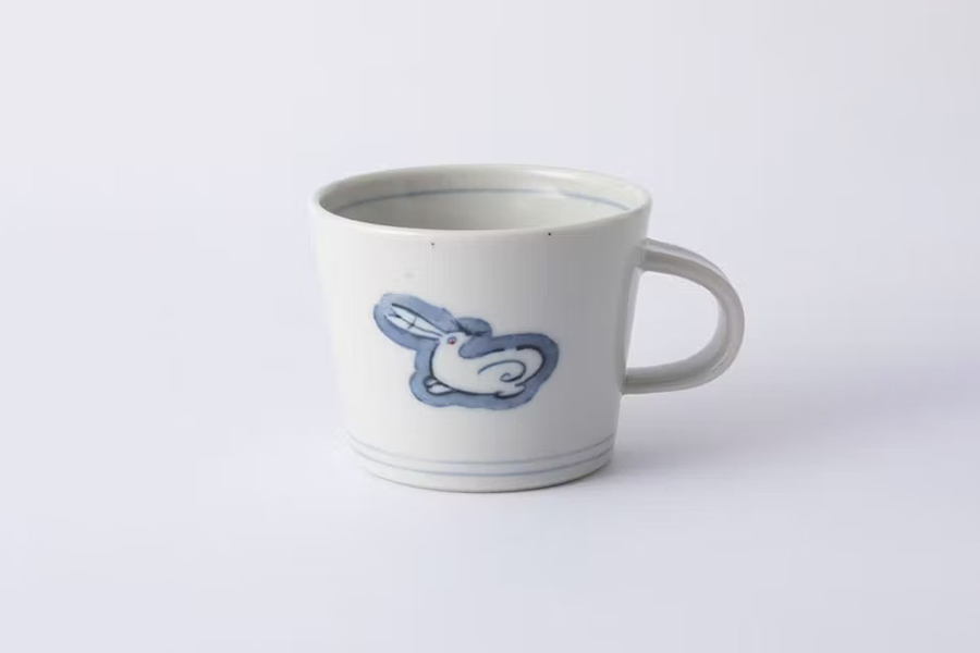 中川政七商店 - 瀨戶燒豬口馬克杯 / 兔