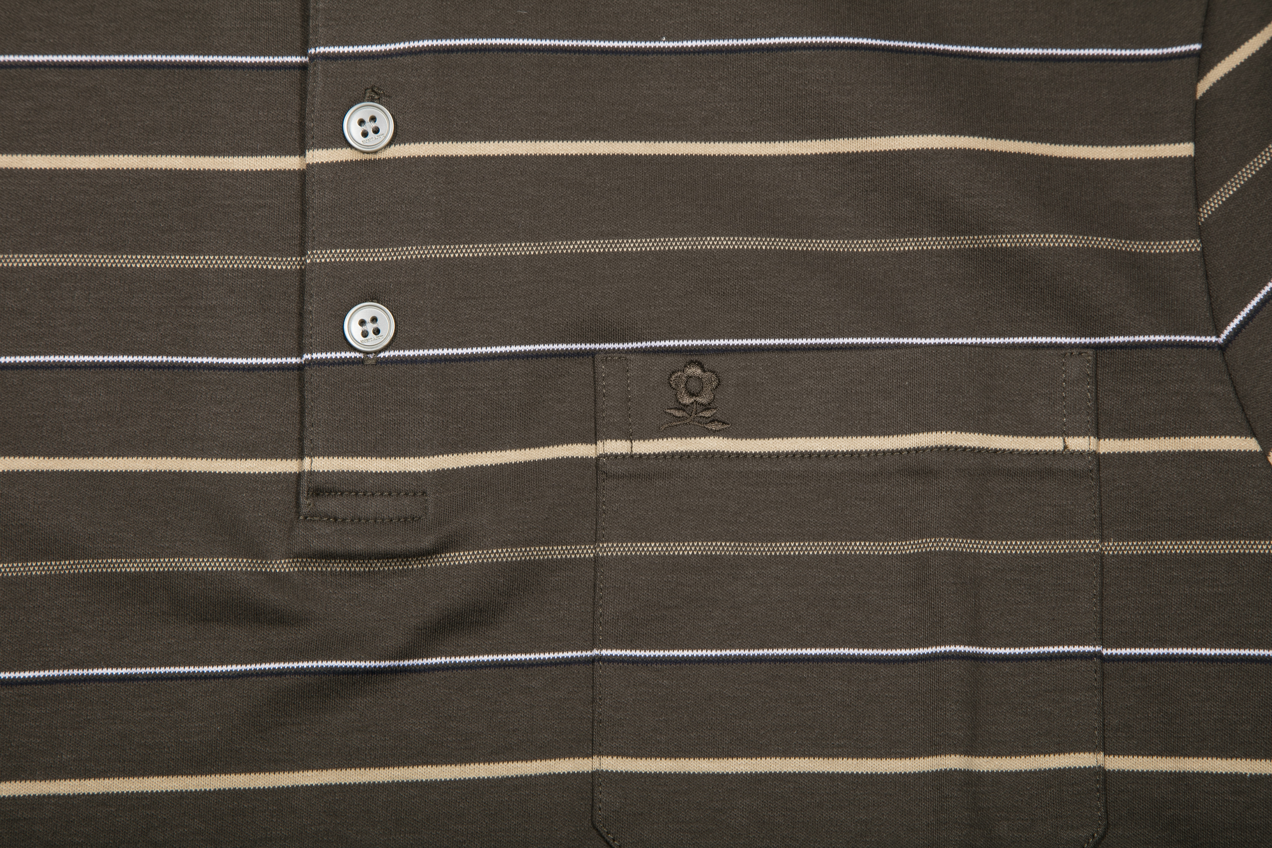 Montagut - 男裝間色Polo胸口袋上衣 2530429KT41