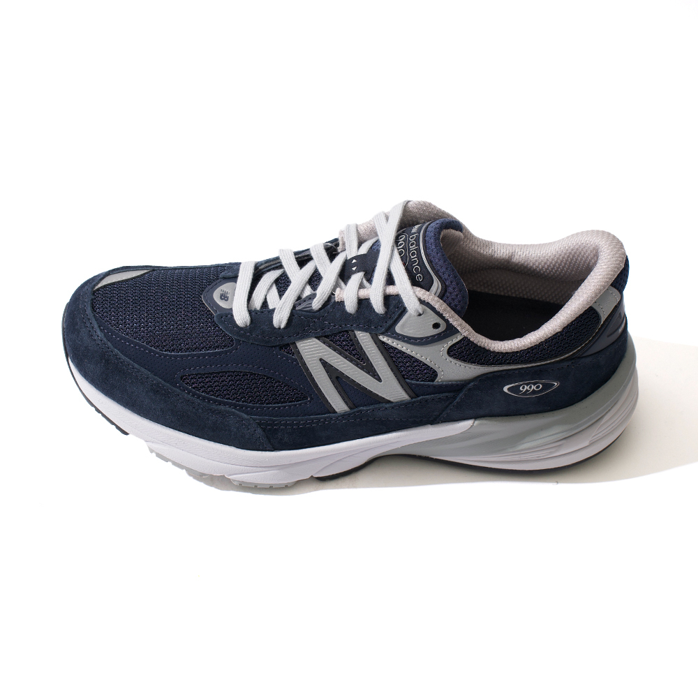 New Balance NB 960 男鞋 海軍藍白色 美製 麂皮 緩衝 經典 復古 休閒鞋 M990NV6-2E