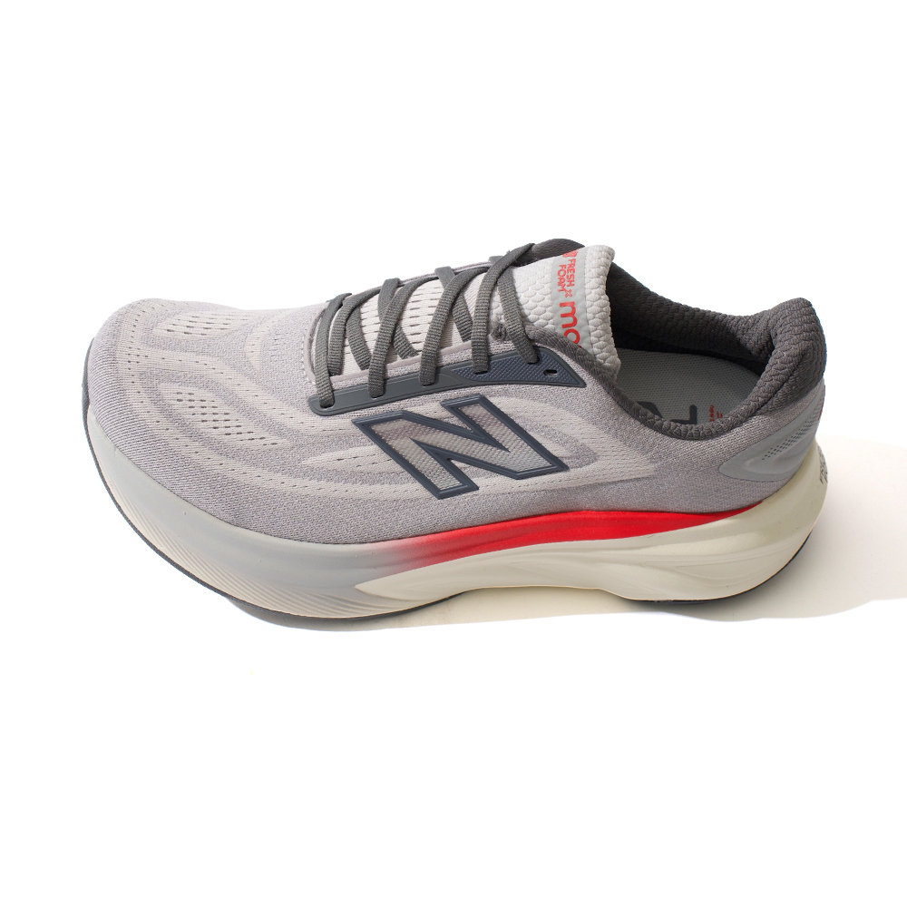 New Balance Fresh Foam X More v6 男鞋 灰橘色 2E寬楦 緩震 慢跑鞋 MMORLC6