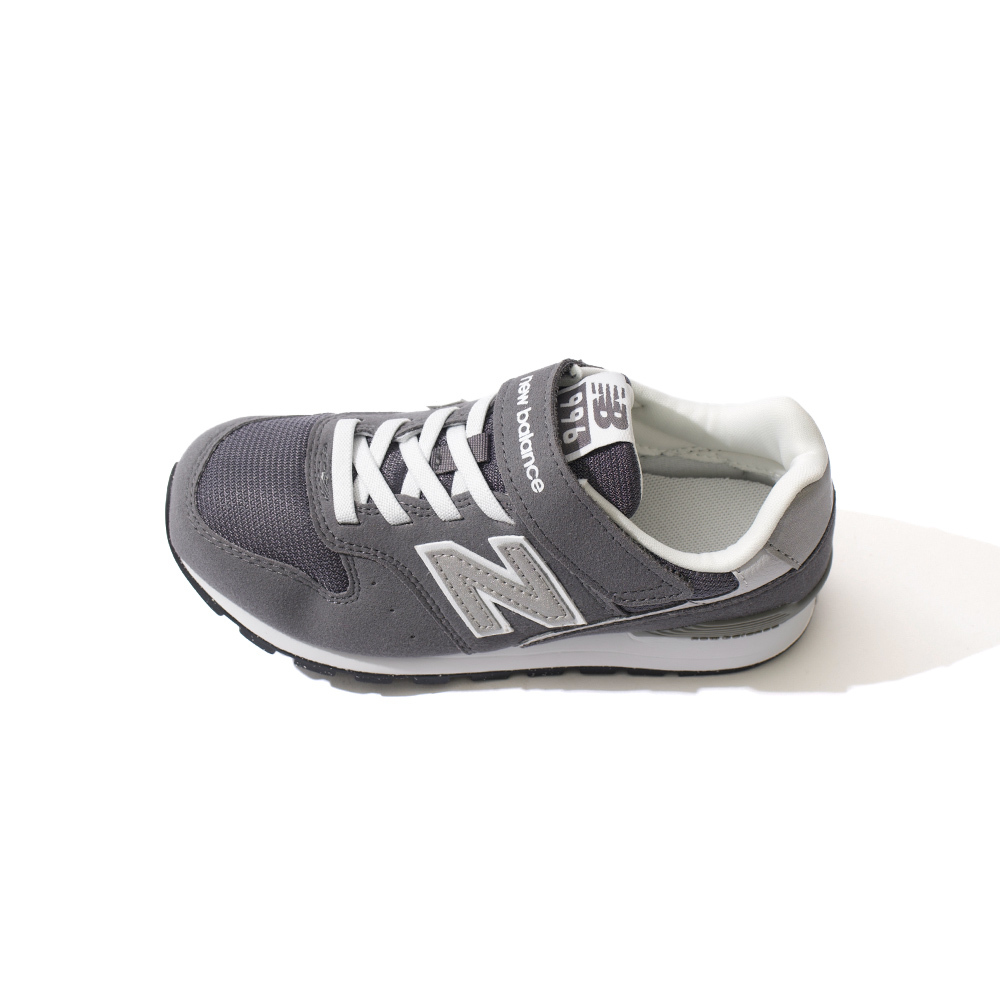 New Balance NB 996 中童 童鞋 深灰色 復古 緩震 麂皮 魔鬼氈 休閒鞋 YV996OD3