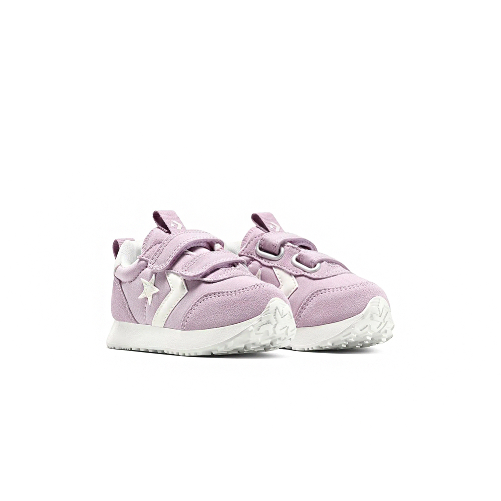 Converse Omega Trainer 2V 小童 童鞋 紫白色 魔鬼氈 小朋友 麂皮 休閒鞋 A14383C