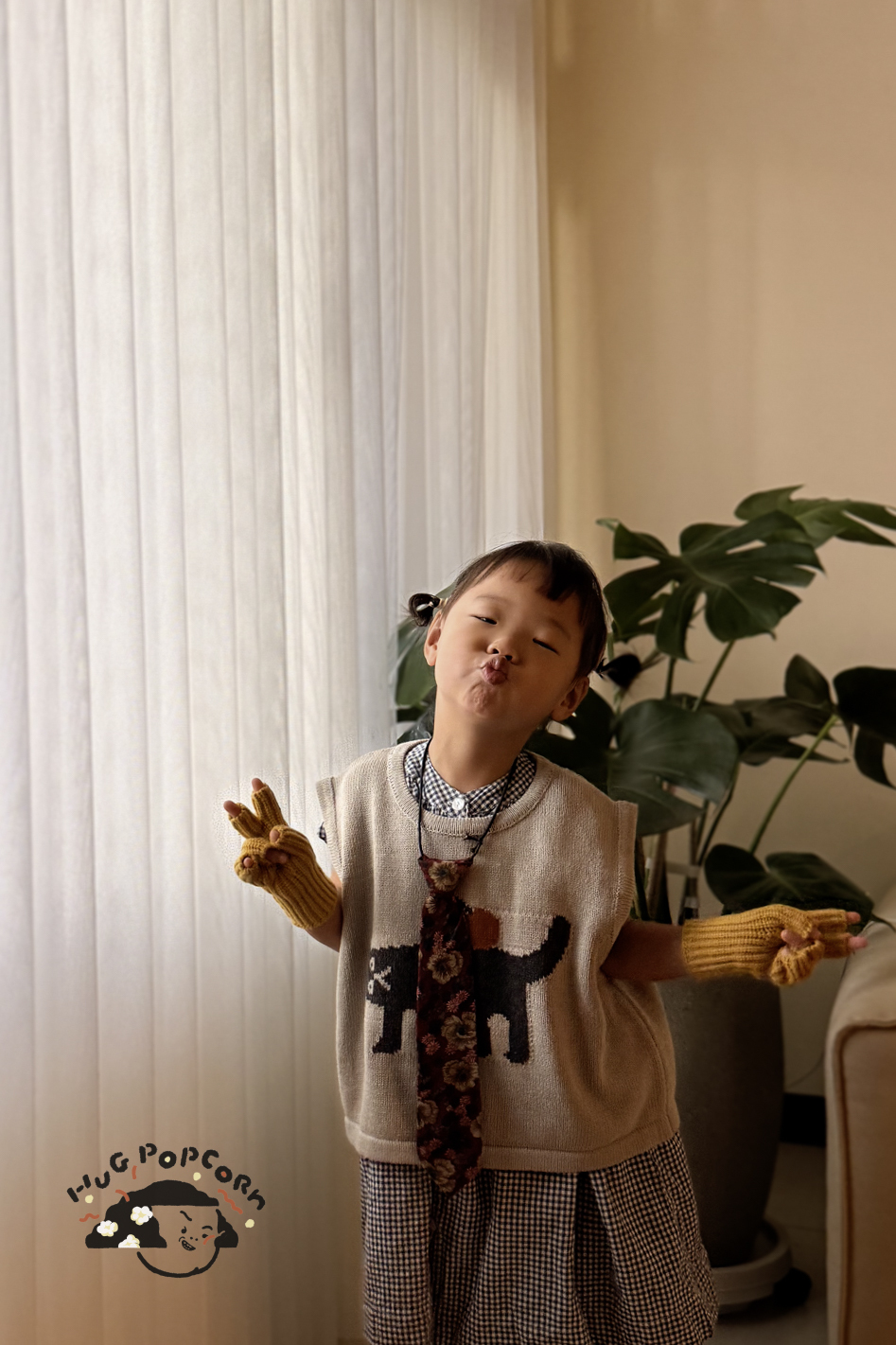 歪頭貓貓背心
