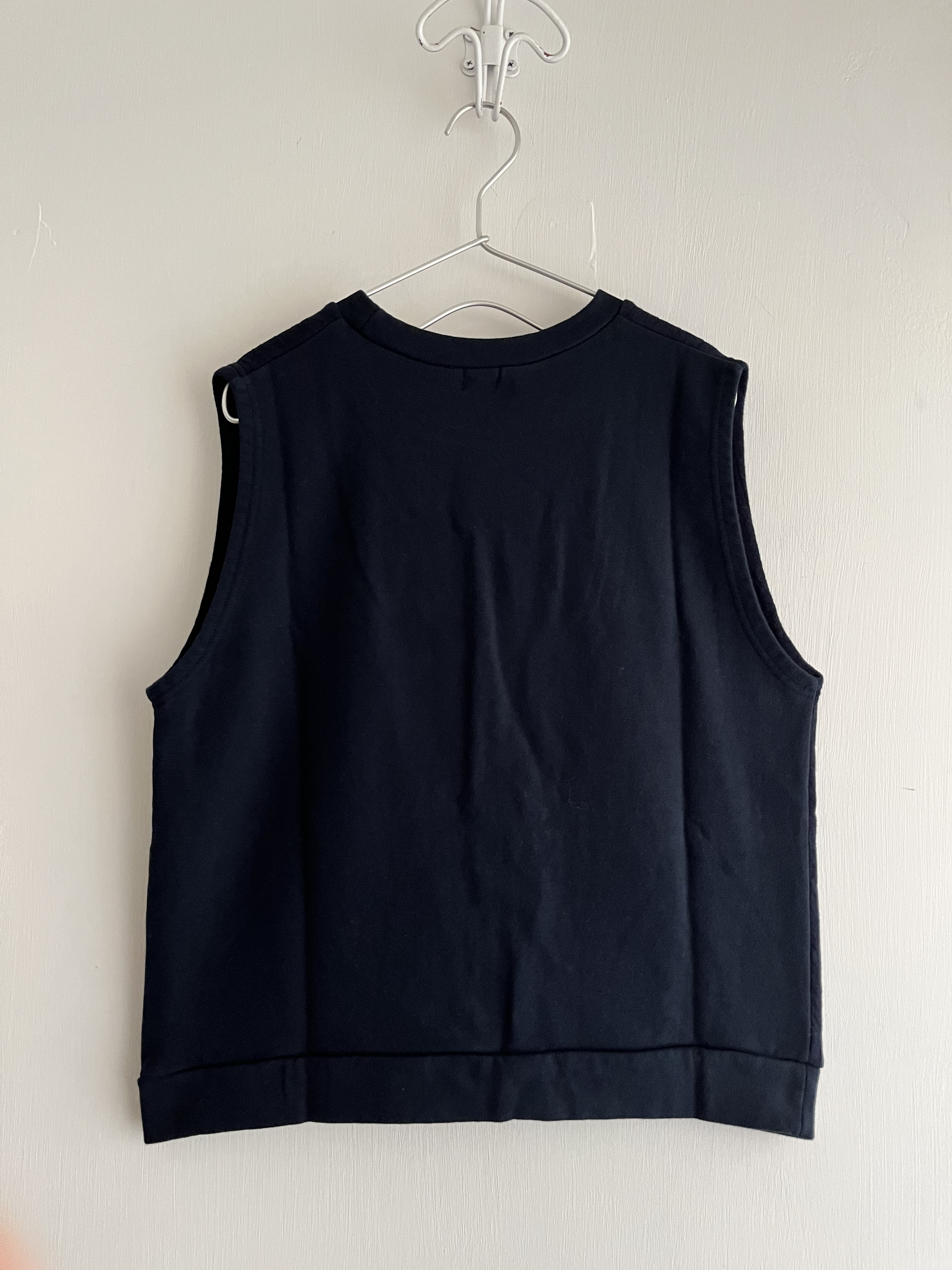 日本製days藍色暗紋背心