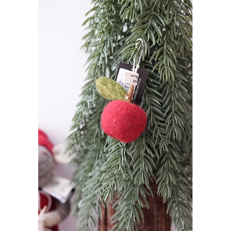 丹麥Gry&Sif 聖誕掛飾-Apple-Dark Red(12125)