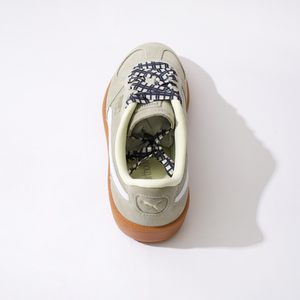 Puma Palermo Laces 女鞋 綠白色 麂皮 膠底 薄底 運動 休閒鞋 40436102