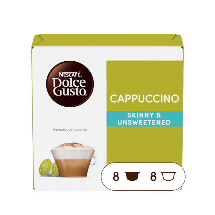 Nescafe Dolce Gusto 無甜味 Cappuccino 咖啡膠囊 (8 杯裝)