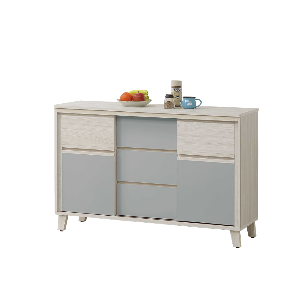 貝奈4尺推門收納餐櫃/碗盤櫃/置物矮櫃/電器櫃/玄關櫃(下座)