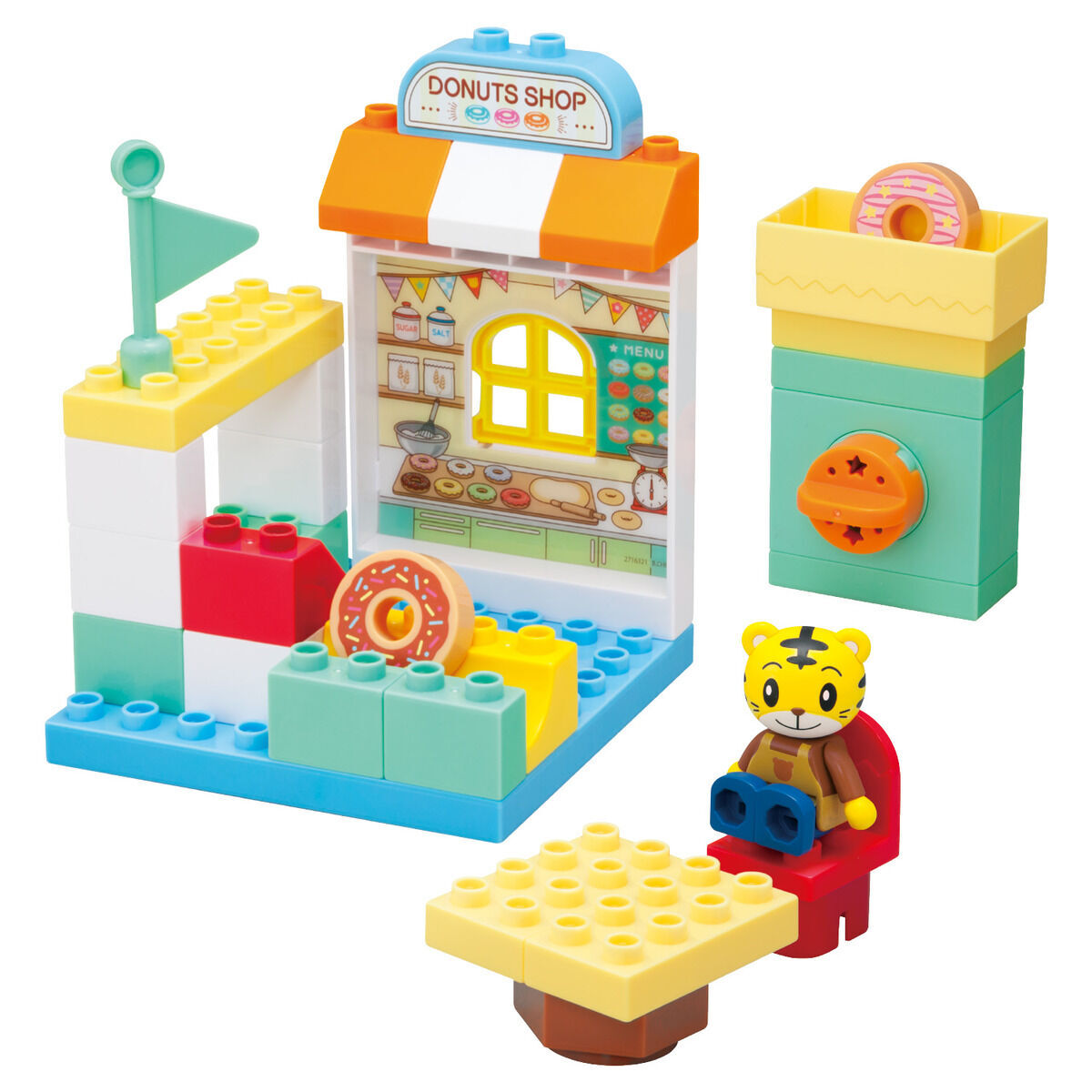 BANDAI  代理版 巧虎組裝積木系列 巧虎甜甜圈商店  BT174987