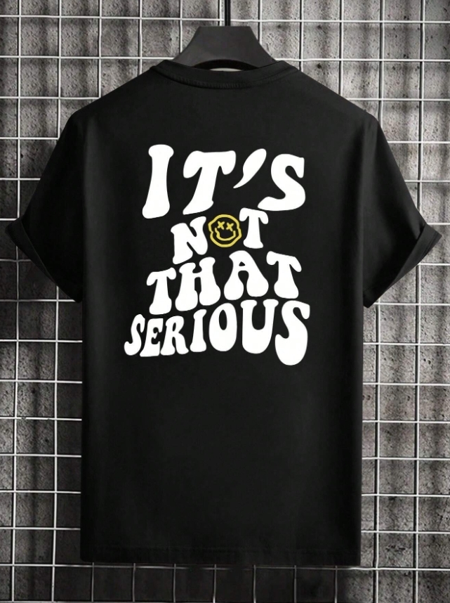 KADMAX大尺碼-大碼男英文字母圖案短袖TEE〈KSMS2657〉