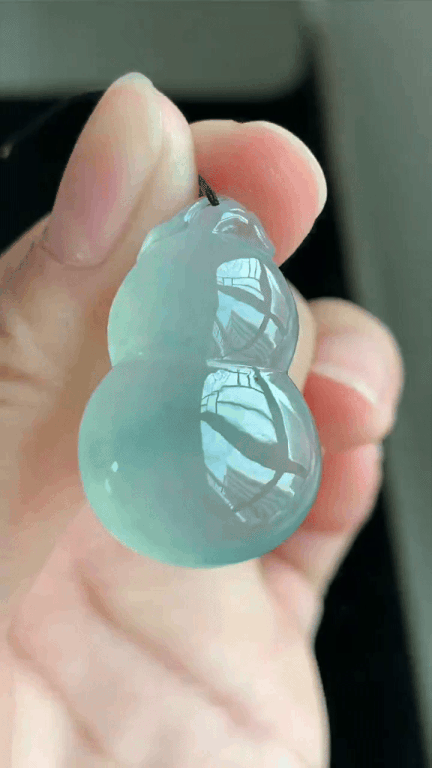 1117576 翡翠飄花葫蘆