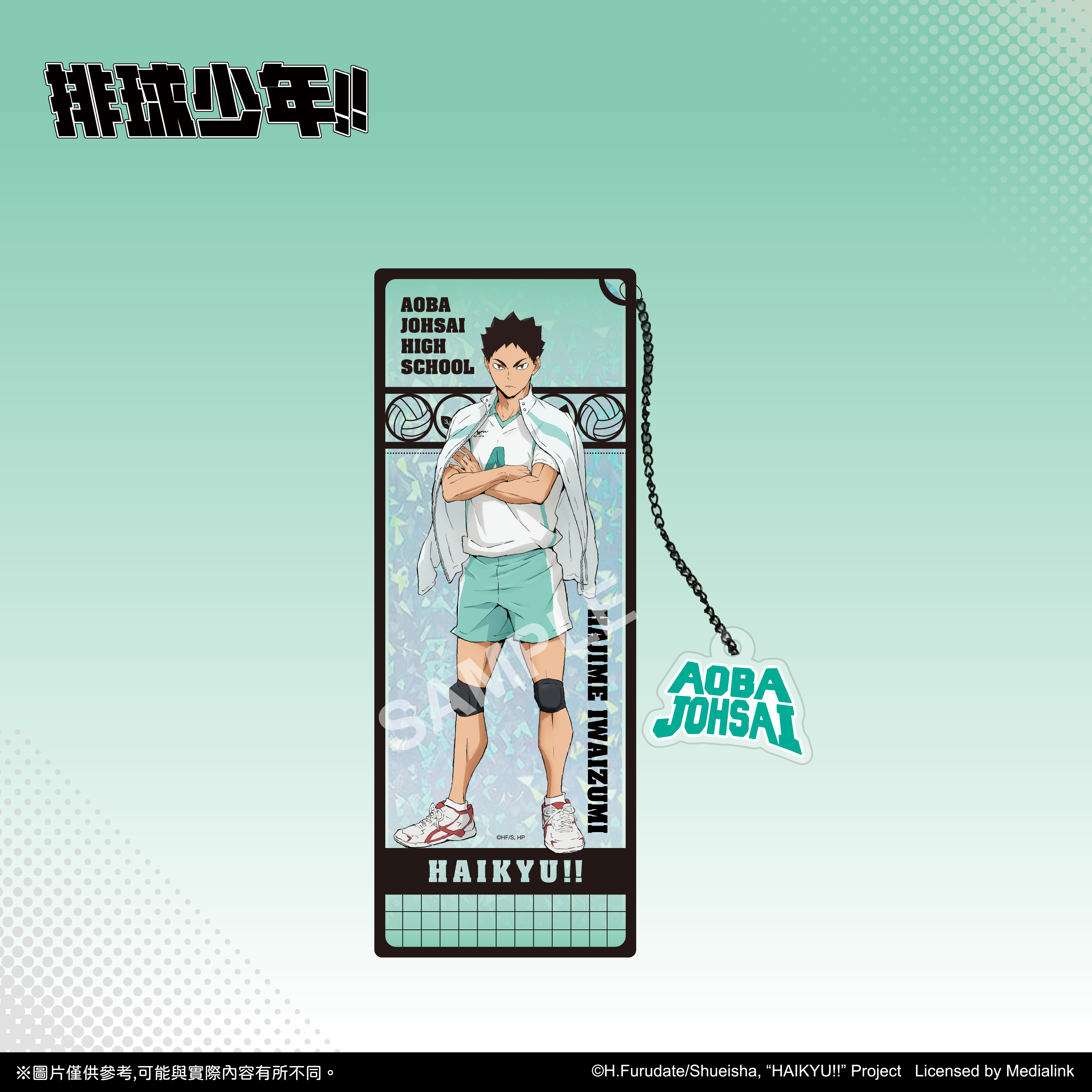 排球少年!!-透光書籤-岩泉