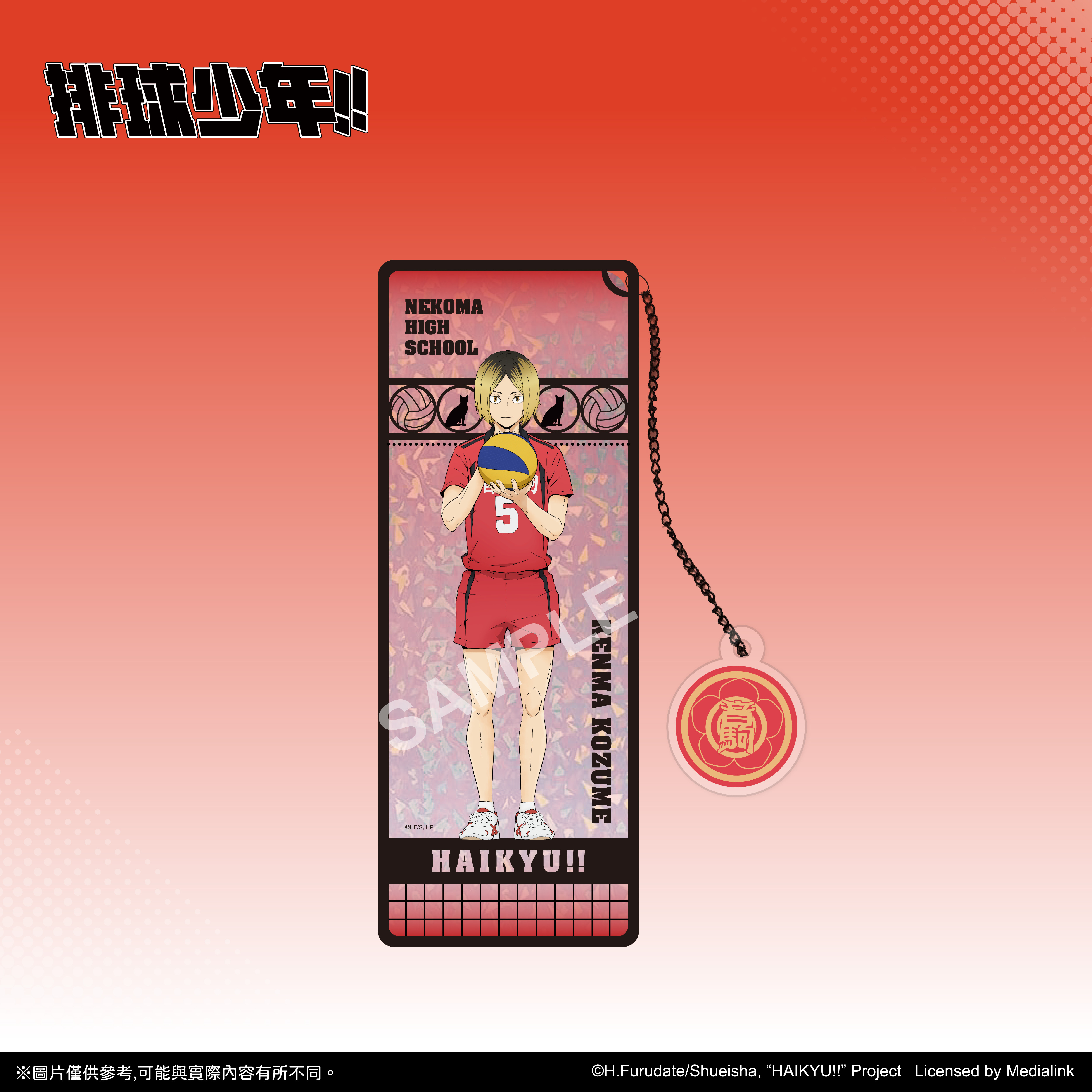 排球少年!!-透光書籤-研磨