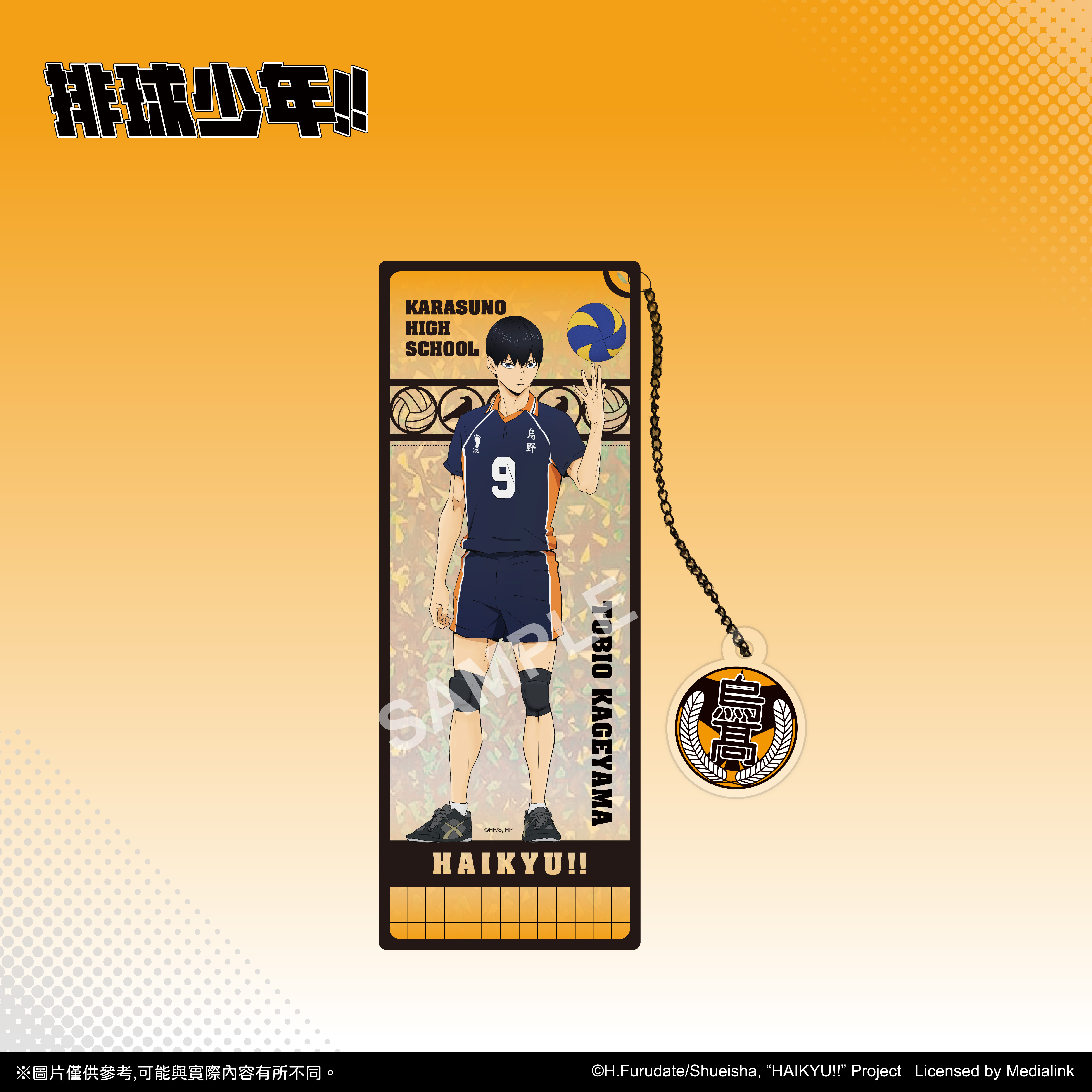 排球少年!!-透光書籤-影山