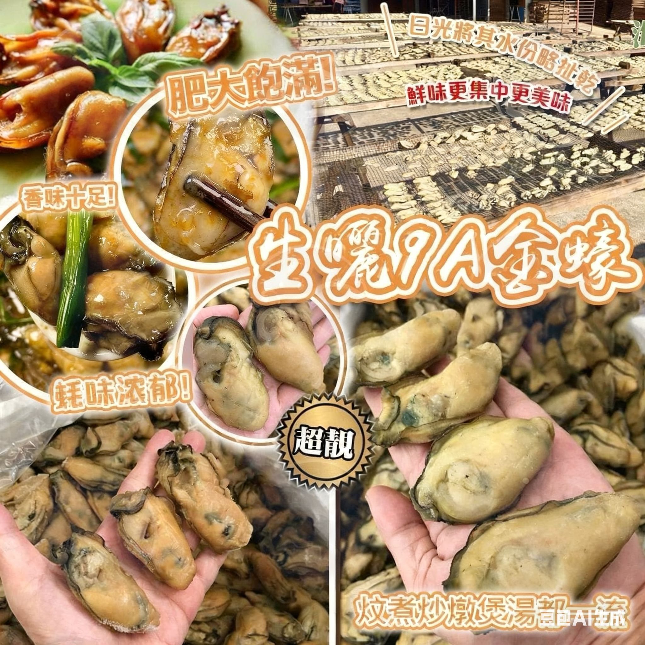 生曬9A金蠔（半斤）