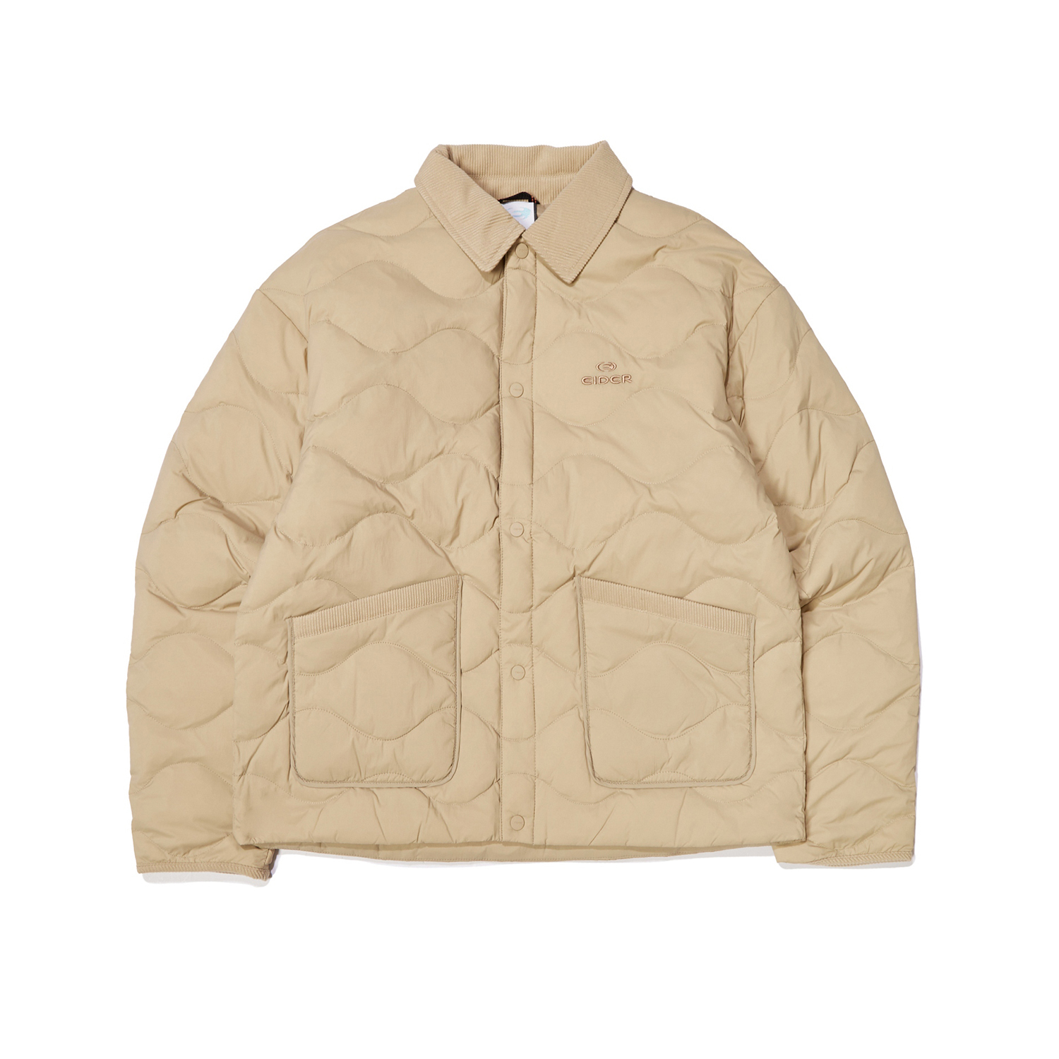 【EIDER】女輕量鵝絨襯衫式外套 / 23EDWW23571-[卡其褐]