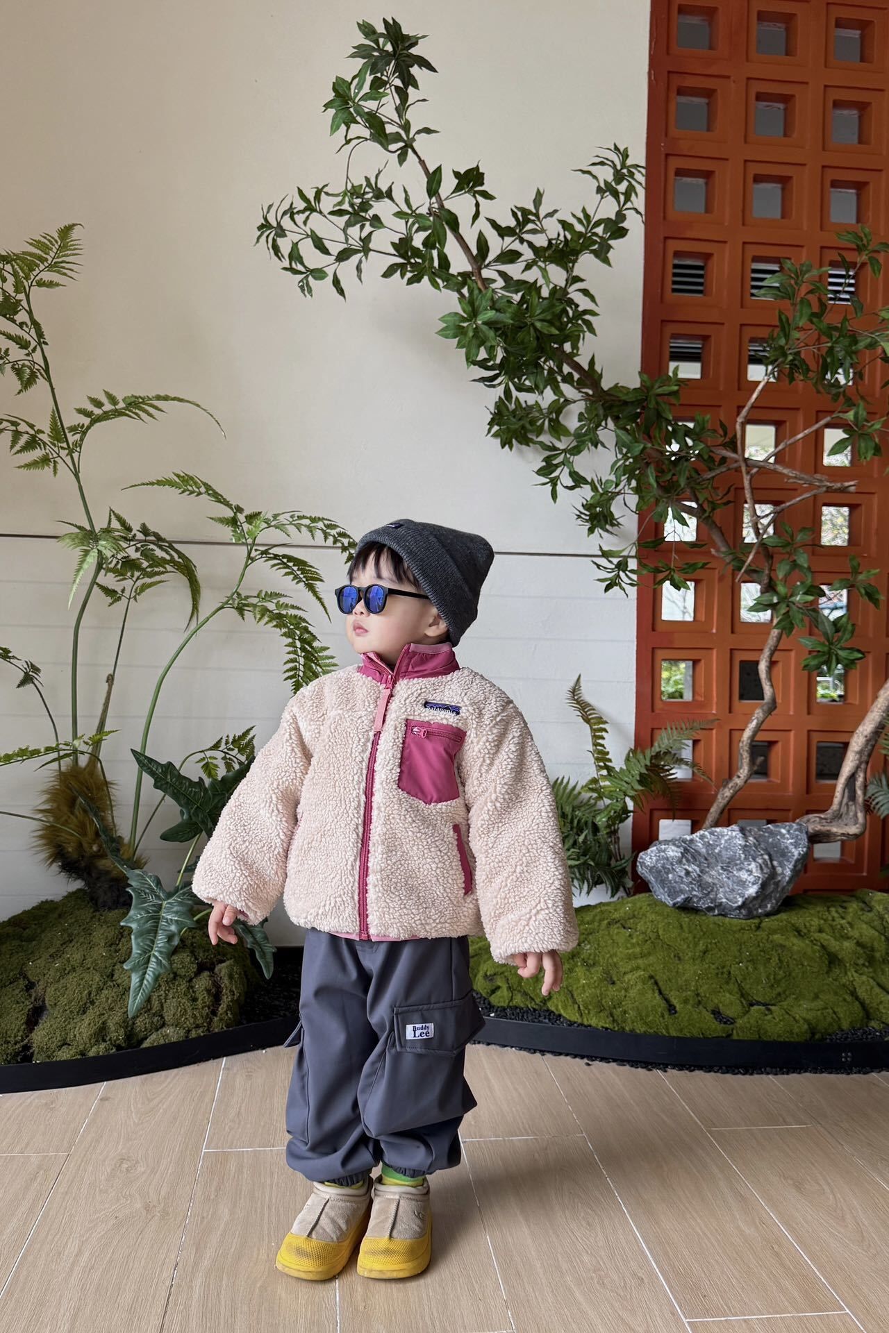 𝐏𝐚𝐭𝐚𝐠𝐨𝐧𝐢𝐚 羔羊毛口袋外套