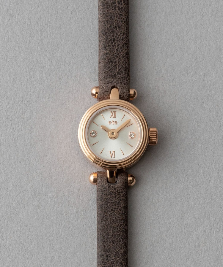 [連線優惠] ete 優雅鑽石圓形腕錶