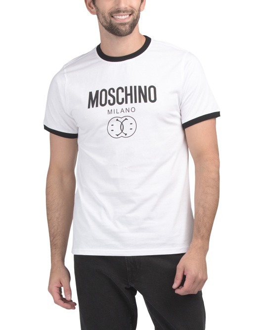 【直播】MOSCHINO LL112620 男裝LOGO短袖上衣