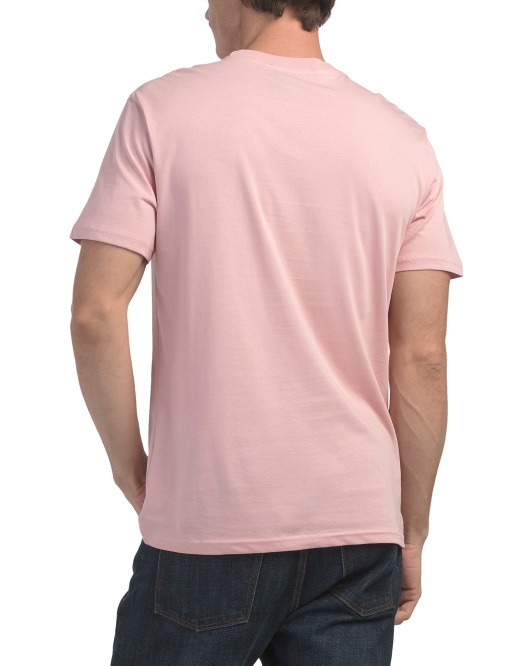 【直播】MOSCHINO LL112621 男裝短袖上衣(粉色)