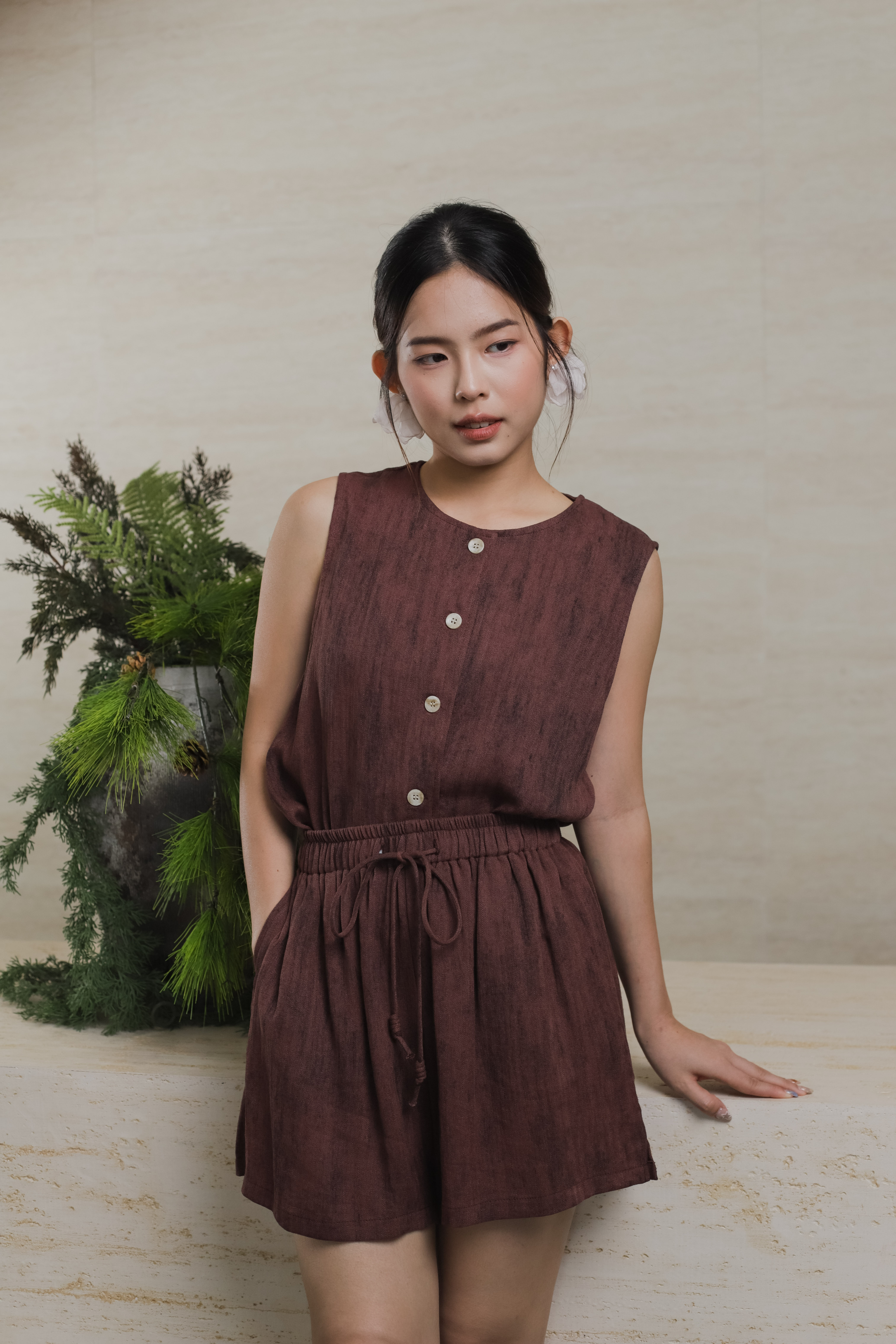 Mossy Relaxed Short Rosewood- 2570PSROS