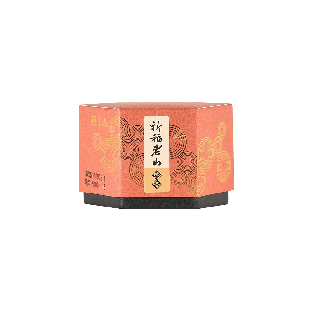 富山香堂祈福老山檀香3.5H 盤香老山檀提神醒腦開運招財40片