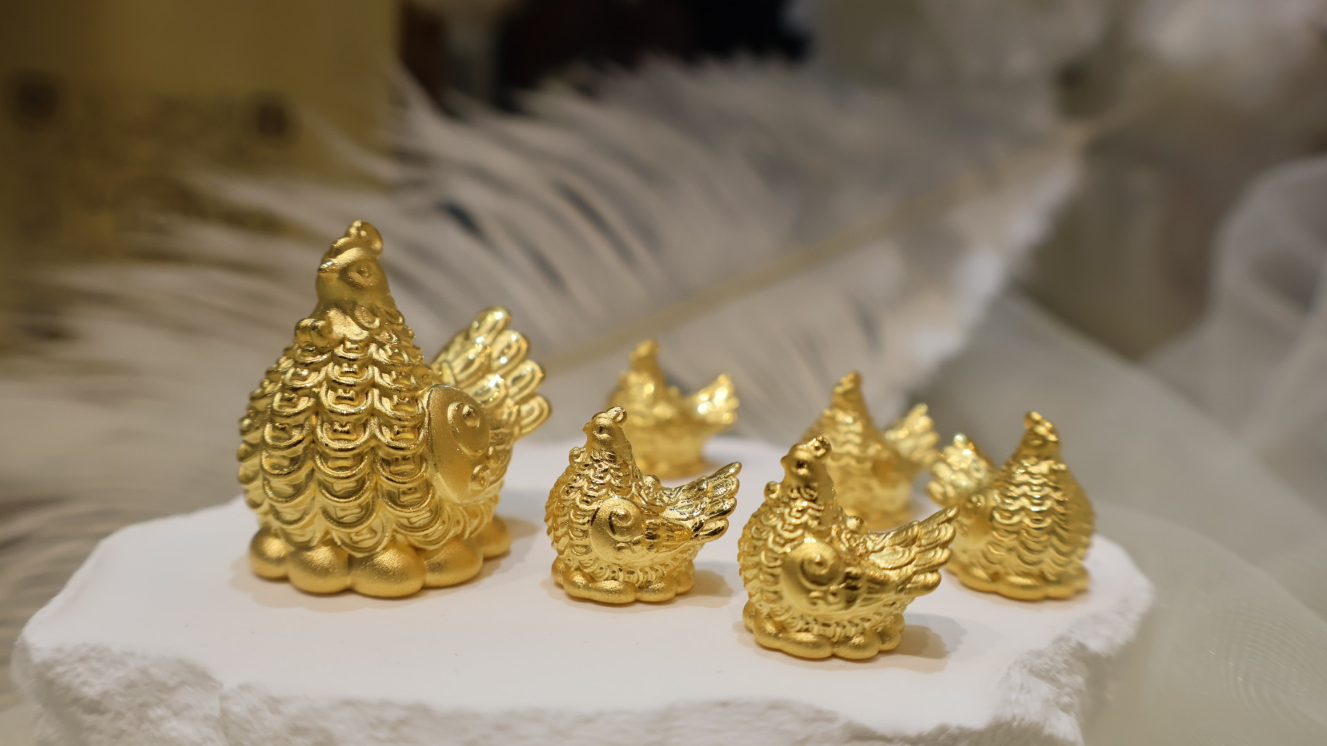 金雞報喜小金擺