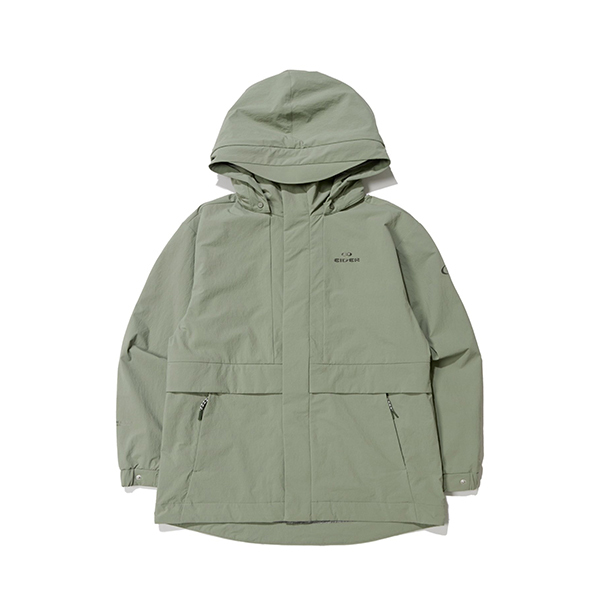 【EIDER】女Gore-tex Windstopper 防風抗水中長版外套 / 23EDWU23103-[卡其綠、黑]