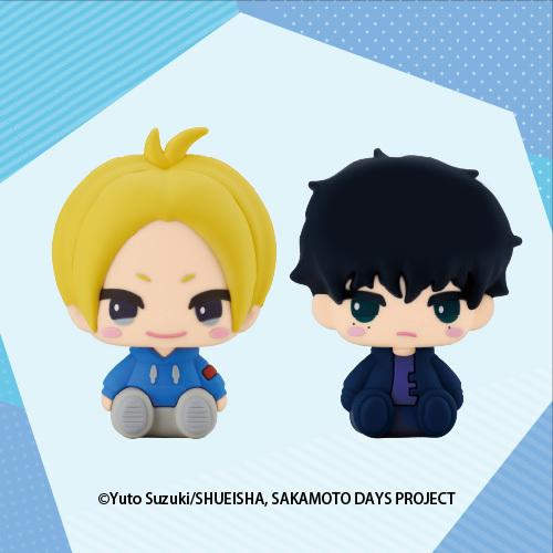 26年5月 POTE RABA吉祥物系列 坂本日常 朝倉新 & 勢羽夏生 (全高約80mm)