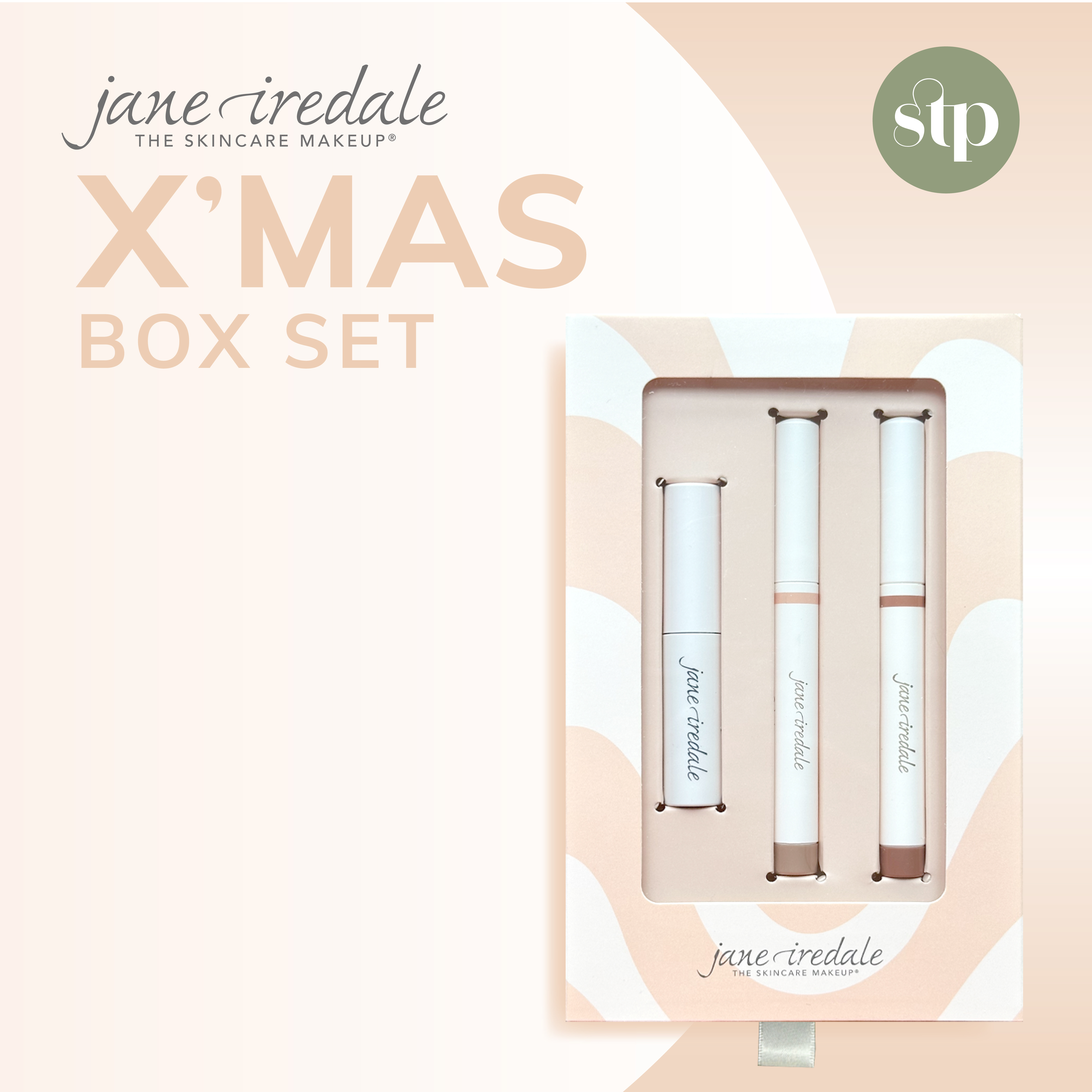Jane Iredale 聖誕優惠套裝 (Set 4)  - 立體眼影筆x角蛋白睫毛液電眼禮盒