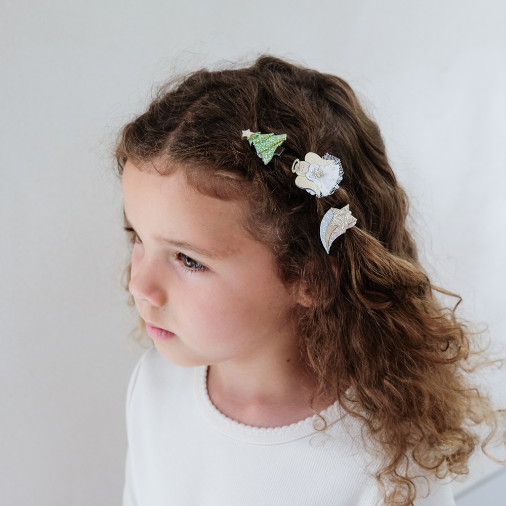 Mimi & Lula Xmas聖誕小天使星星迷你髮束6入