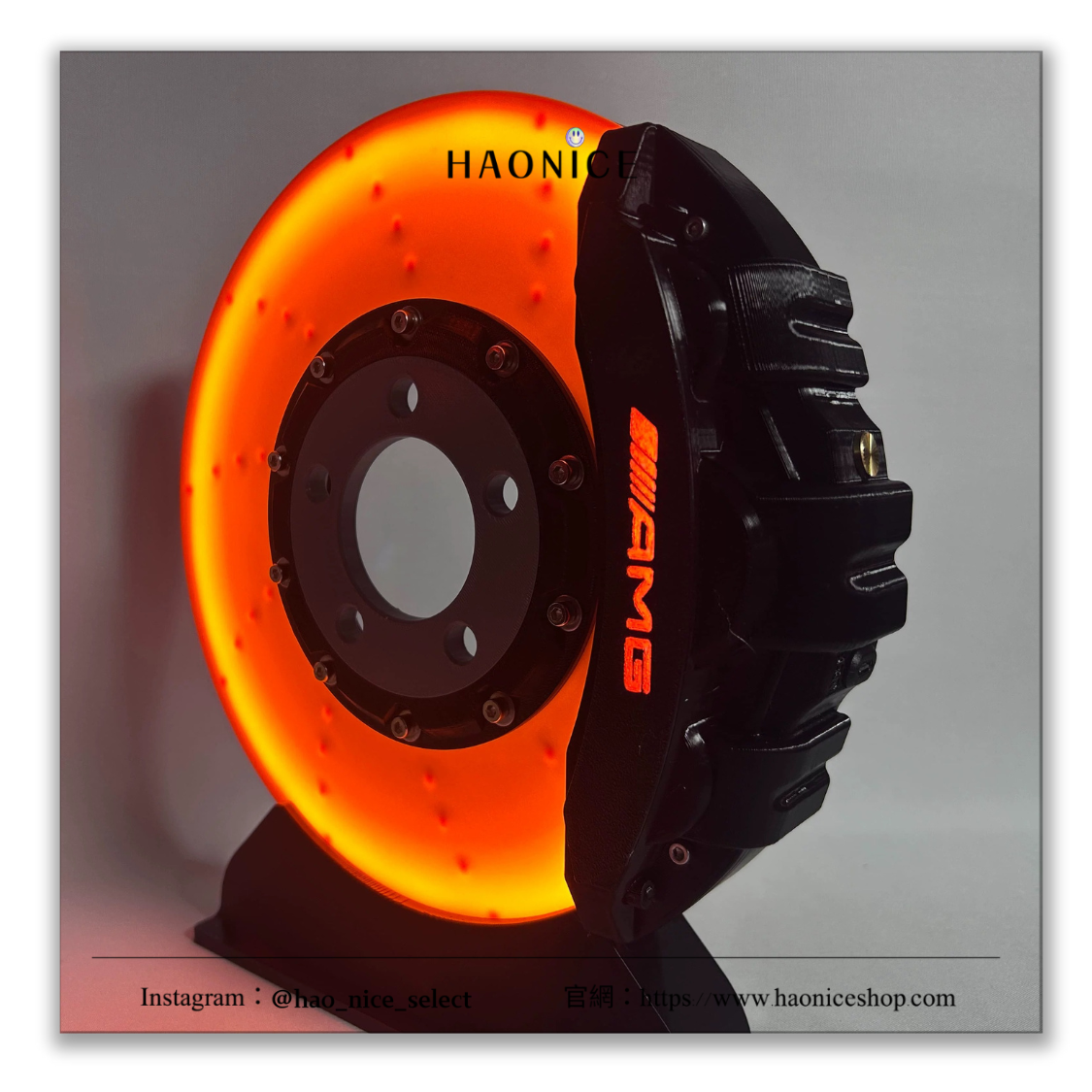 【HAO NICE】男人的玩具🤩  Mercedes-Benz AMG系列 賓士 煞車盤 卡鉗造型LED氛圍燈 夜燈 擺飾燈 收藏