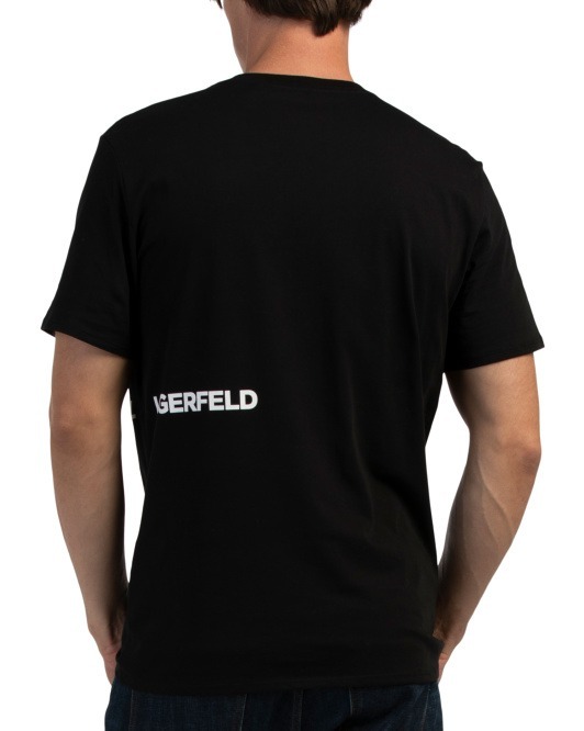 【直播】KARL LAGERFELD PARIS LL112623 男裝短袖上衣(黑色)
