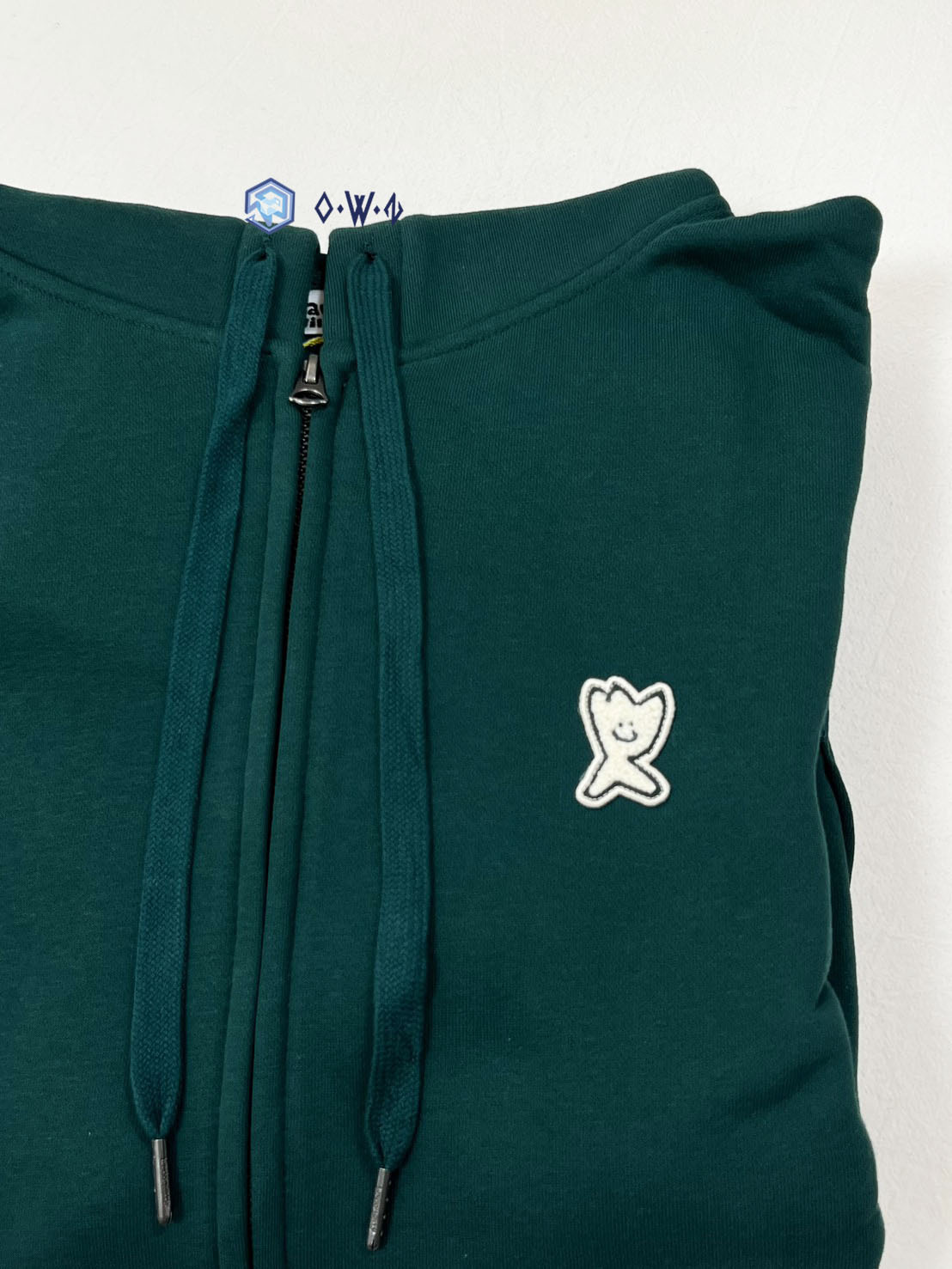 【OWN】Wacky Willy 連帽外套 棉質 刷毛 保暖 秋冬新品 經典小黃人 韓國 綠色 Oversize