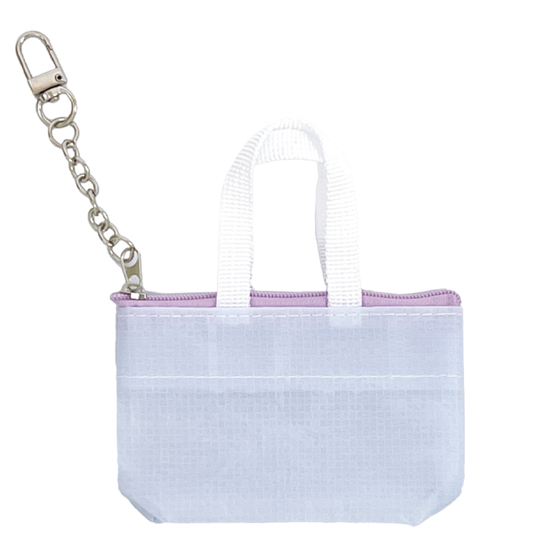 迷你購物袋吊飾/薰衣草色 7×8×3cm