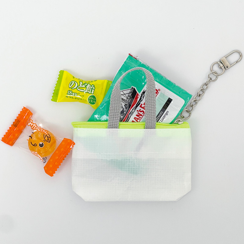 迷你購物袋吊飾/薰衣草色 7×8×3cm