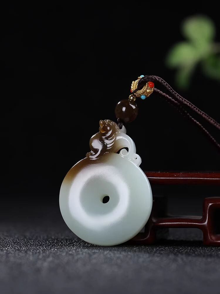 和田玉招財納福,天然和田玉軟玉