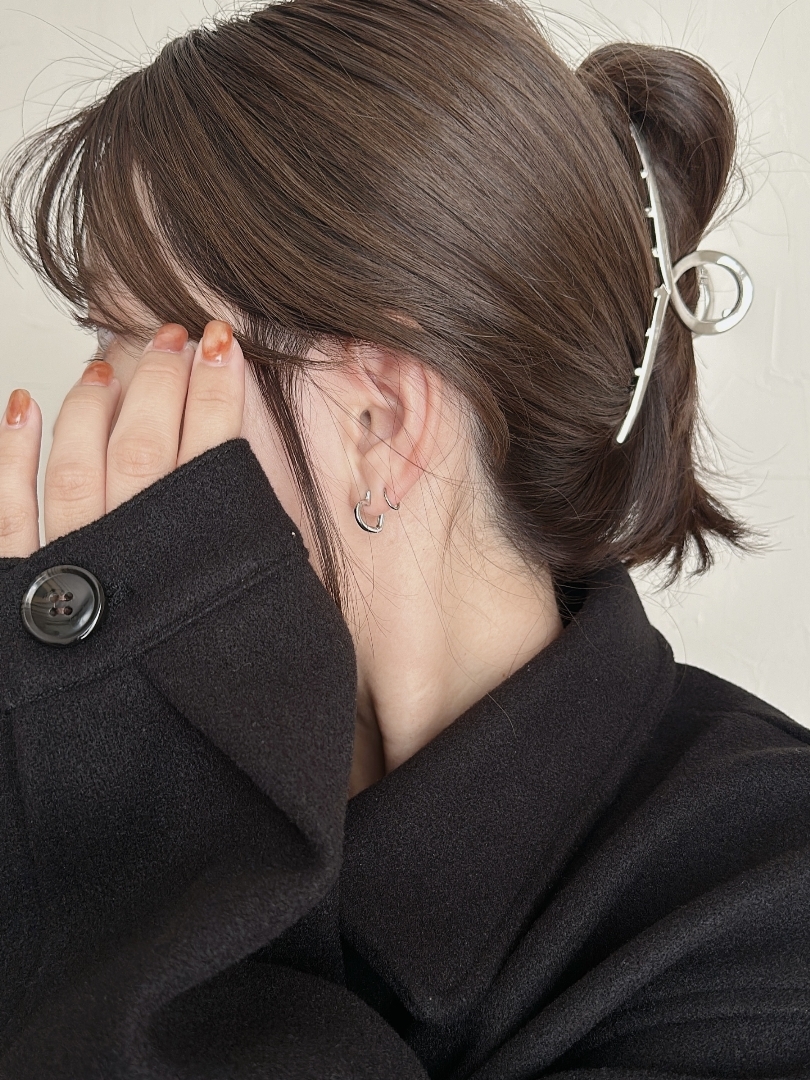 S925 grace heart pierce