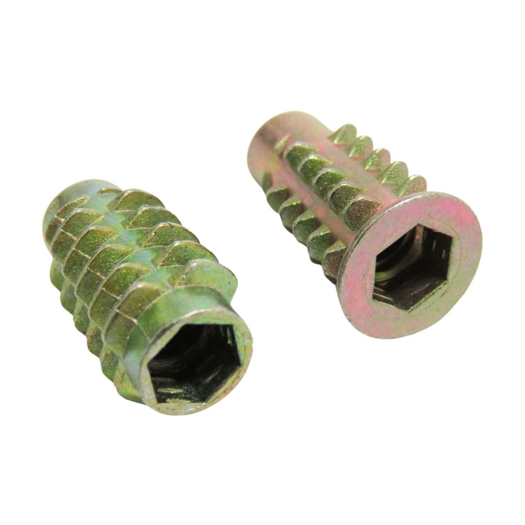 【五金小姐】台灣製 內六角內外牙 1/4" 5/16" [ 10個 ]