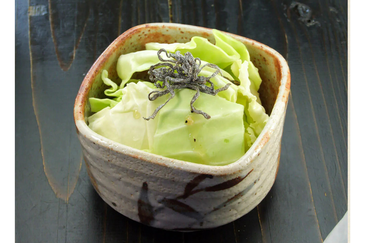 快速料理1:高麗菜拌鹽昆布