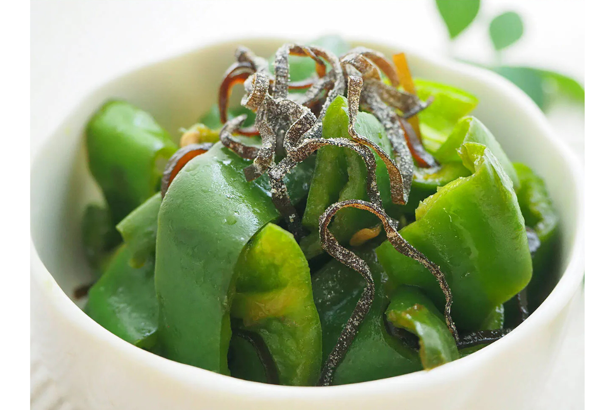 快速料理2青椒鹽昆布