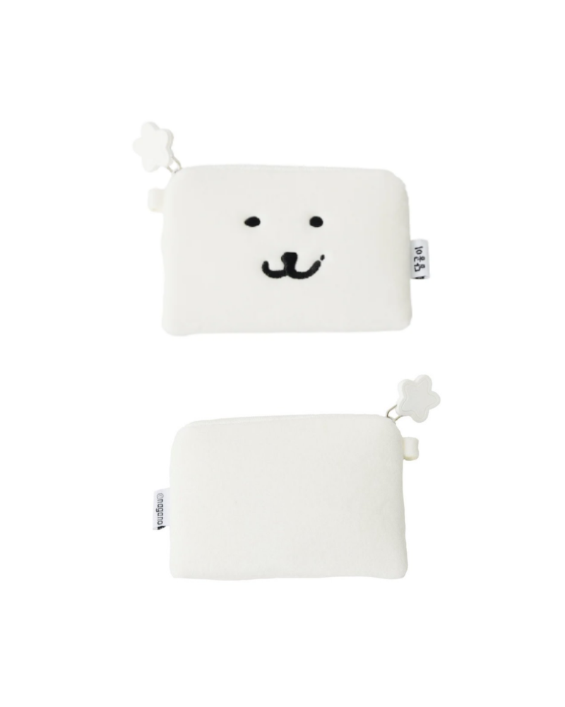 自嘲熊/八哥 絨毛拉鏈袋