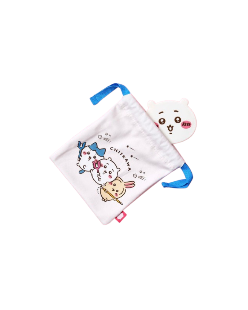 Chiikawa 矽膠鏡子連索繩袋