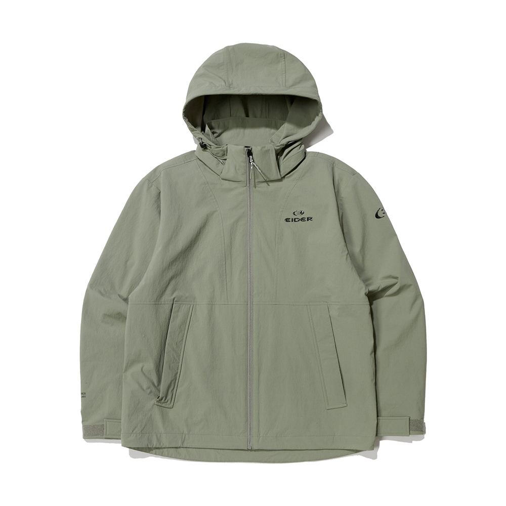 【EIDER】男Gore-tex Windstopper 防風抗水可拆帽外套 / 23EDMU23102-[卡其綠、淺褐]