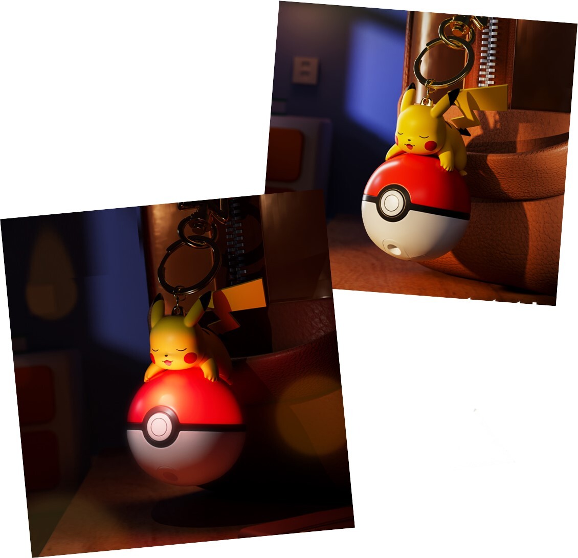 寵物小精靈 奇異種子 | 發光精靈球掛件鎖匙扣 | 飾物