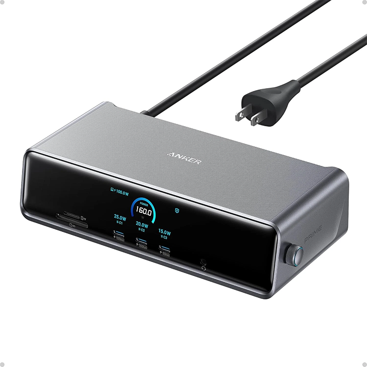 Anker Prime Docking Station (14-in-1, Triple Display, DisplayLink) with DL7400 (A83B3)